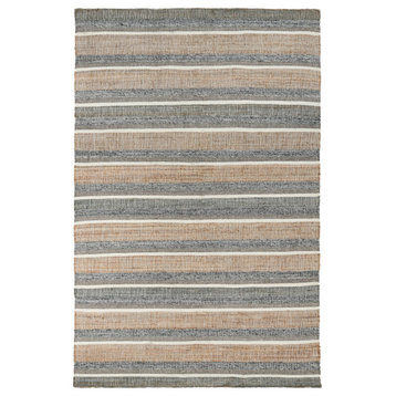 Elodie Natural Blue Multi Handwoven Area Rug by Kosas Home