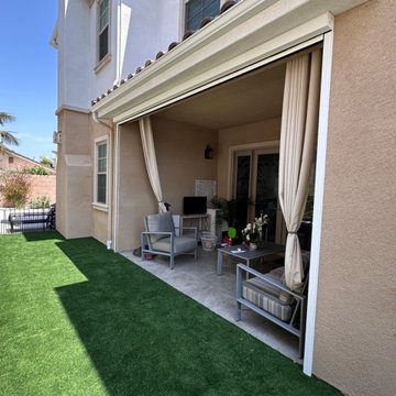 California Room Motorized Power Screen