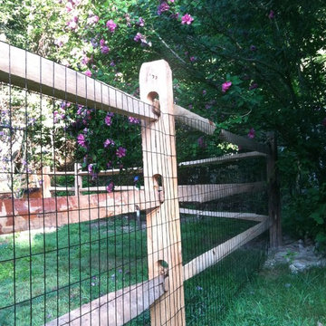 Wolcott Rustic Split Rail Fence