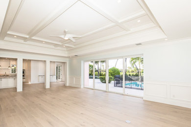 Living room - transitional living room idea in Miami