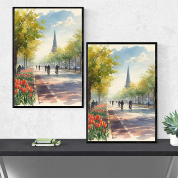 Versatile Organic Pop Art Statement Canvas Pieces for Design Pros