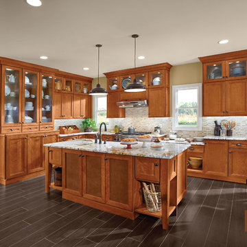 KraftMaid: Cherry Kitchen Cabinets in Praline