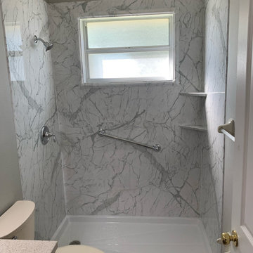 Customer's Overnight Oasis: One-Day Bathroom Makeover Project