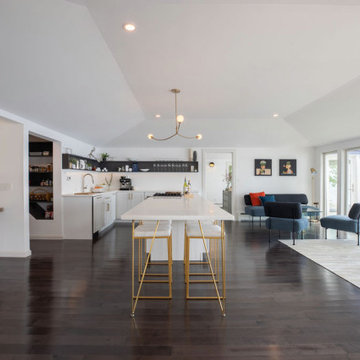 Out-dated camp becomes a stunning waterfront home - Belfast, Maine
