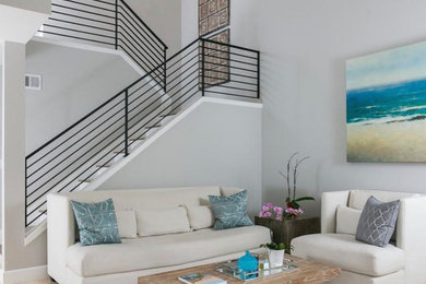 Living room photo in Orange County