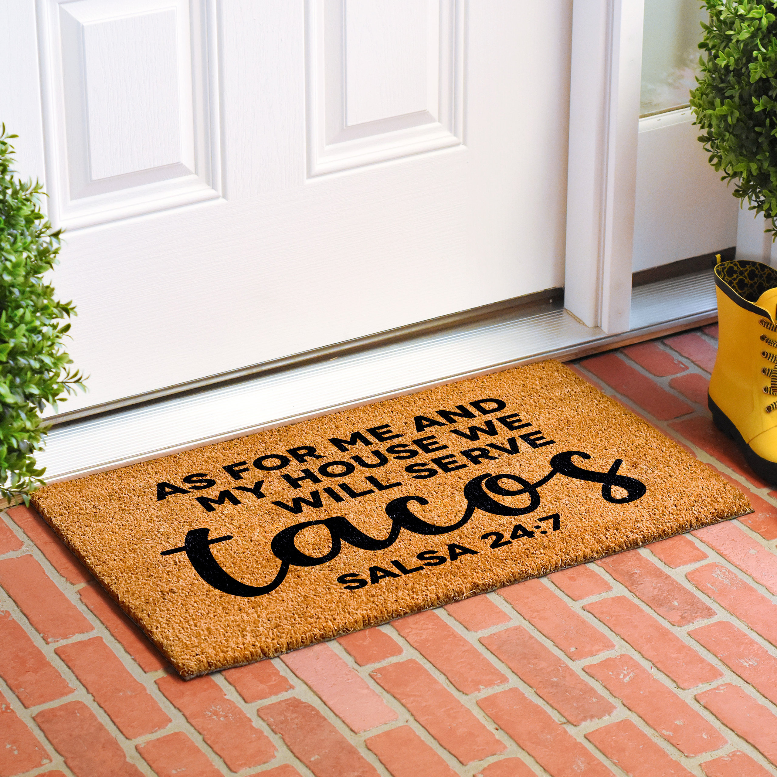 Calloway Mills We Serve Tacos Doormat, 24x36