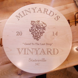 CUSTOM Creative laser engraved Lazy Susans - Tabletop Accessories