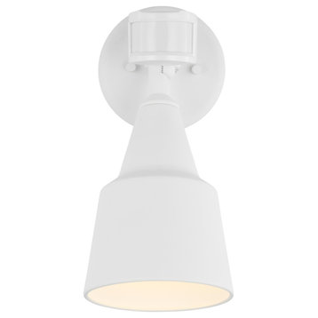 1-Light Adjustable Swivel Flood Light, White