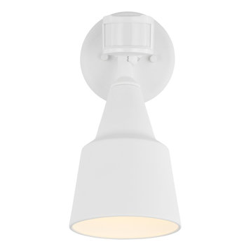 1-Light Adjustable Swivel Flood Light, White