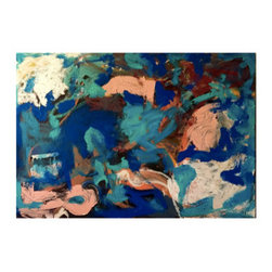 Sag Pond mixed media on canvas 70 - Outdoor Fountains And Ponds
