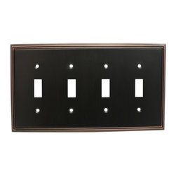Cosmas - Cosmas Decorative Wall Plates/Outlet Cover, Oil Rubbed Bronze, 65000 Series - Switch Plates And Outlet Covers