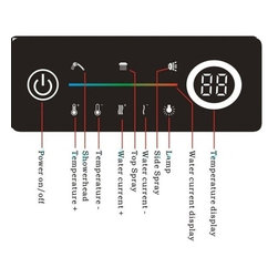 Luxury Digital Built in Thermostatic Mixing Valve LCD Screen - Showerheads And Body Sprays