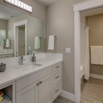 Bathroom with ample storage, Bend, Oregon