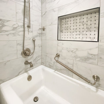 Guest Bath Shower Tile & Niche