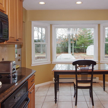 New Bay Window in Delightful Kitchen - Renewal by Andersen Long Island