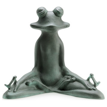 Garden Contented Yoga Frog