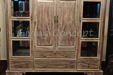 Inspiration for a victorian dining room remodel in Other