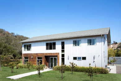 Farmhouse exterior home idea in San Luis Obispo