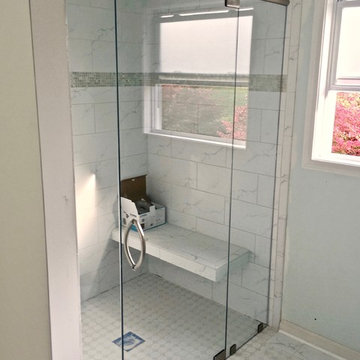 Frameless Shower Glass - Curbless
