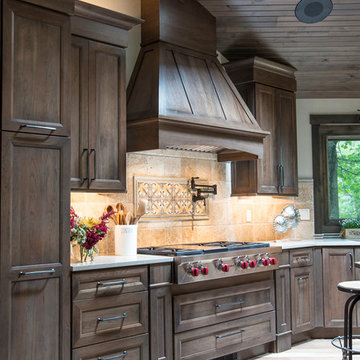 Rustic Wood Kitchen Renovation St. Louis, MO