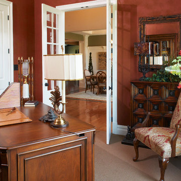 Rich Colors In The Home Office