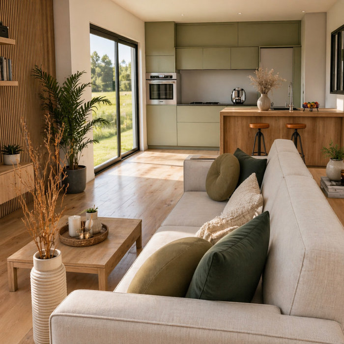 photo réaliste d'un projet d'achat immobilier