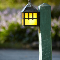Brass Light Gallery - Path Lighting at Ragdale Visitor Parking Lot - Path Lights