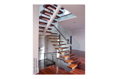 Glass and Stainless Steel Railings