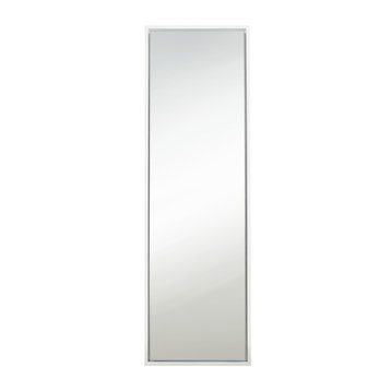 Evans Free Standing Floor Mirror with Easel, White 18x58