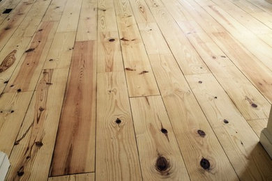 Refinishing wide plank pine floors