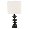 Gwen 1 Light Table Lamp, Black