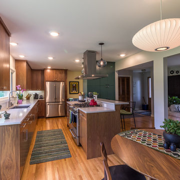 Project 2966-1 Mid-Century Modern Kitchen + Mudroom + Basement Remodel