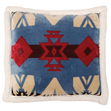 Blue River Southwestern Extra Plush Sherpa Pillow