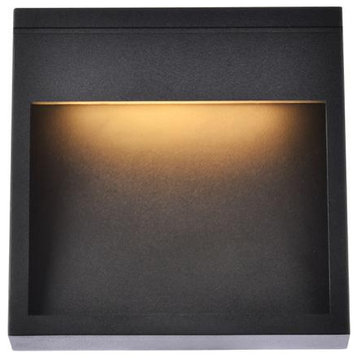 Trendy Fare LED Wall Sconce, Black