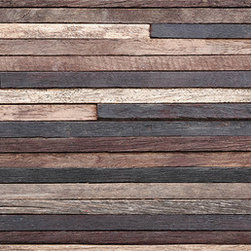 Home Decor Line - Wood Strips Peel and Stick Backsplash - Wall Decals