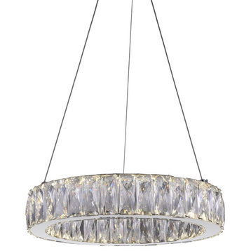 Juno LED Chandelier with Chrome finish