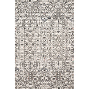 Loloi Cole Col-01 Outdoor Rug, Ivory/Multi, 2'2"x5'9" Runner