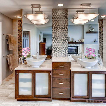Clever Features and Functional Design for a Large Master Bath