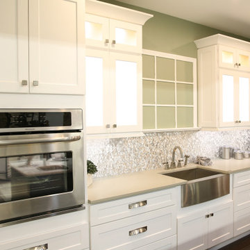 Shaker White Kitchen Cabinets - Shaker Cabinets Design