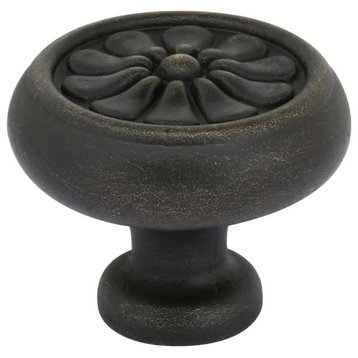 Emtek 86096 Tuscany 1-1/4 Inch Mushroom Cabinet Knob - Medium Bronze