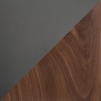 Lumisource Mason Dining Set In Walnut And Grey Finish C-MSN5 WL+GY