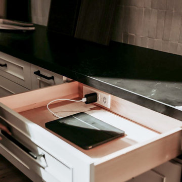 Kitchen In-Drawer Charging Outlets