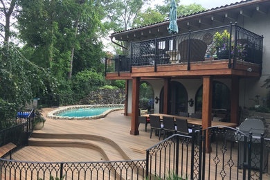 Deck - backyard deck idea with no cover