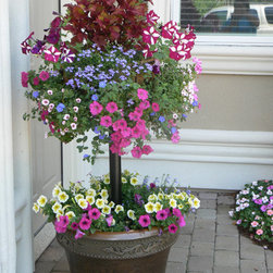 Basket Column Planter - Large - Outdoor Products