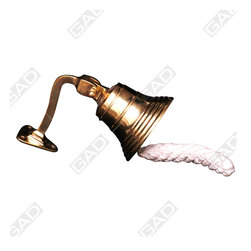 SEA BELL WHEEL GOLD POLISHED - Home Accessories & Decor
