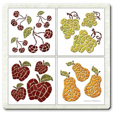 Harvest Accents Peel and Stick Tiles, 4-Piece Set