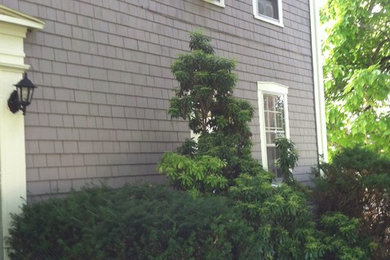 Inspiration for a contemporary exterior home remodel in Boston