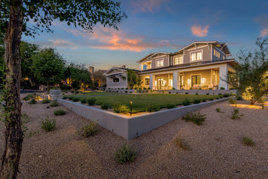 Arts and crafts exterior home photo in Phoenix