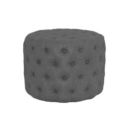 Marken Small Round Ottoman - Footstools, Cubes and Ottomans