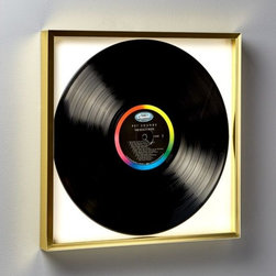Gallery Brass Record Frame | CB2 - Picture Frames